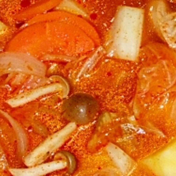 暖まるトマト鍋